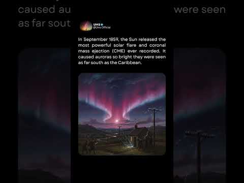 ⚡ The Greatest Solar Storm in History | Carrington Event 1859
