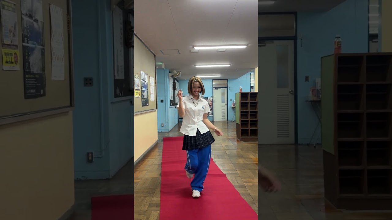 普段ランウェイ歩いてる一軍女子にやらせたら結果がヤバすぎたwww #おさき #さくら #あみか #ゆのん #伊吹とよへ #ウンパルンパ