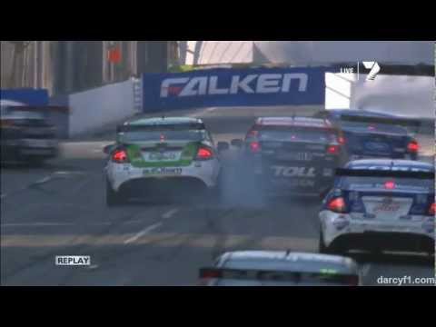 2012 Armor All Gold Coast 600 Race 1 Garth Tander hits David Reynolds