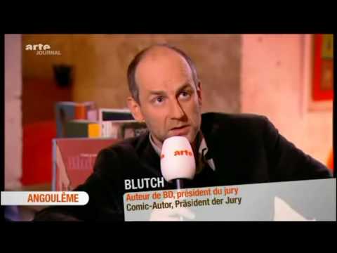 [2/2] Interview mit Blutch - Angoulême 2010 Comicfestival (Arte Journal)