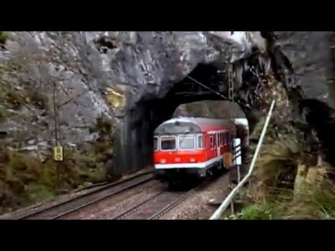 Kürzester Eisenbahntunnel Deutschlands | Felsentor Etterzausen