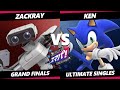 Sumapa 123 GRAND FINALS - Zackray (ROB) Vs. KEN (Sonic) Smash Ultimate - SSBU