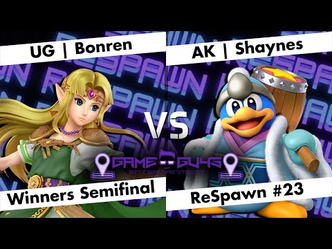 UG | Bonren (Zelda) vs AK | Shaynes (King Dedede) - WSF - ReSpawn #23