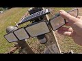 Solar Motion Sensor Light With Adjustable Head Unboxing Review