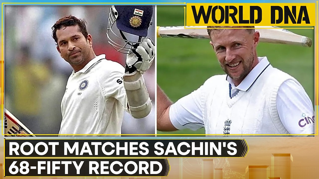 Root Scores 66 to Equal Sachin's Record of 68-Test Half Centuries | World DNA
