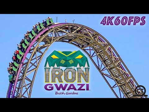 Iron Gwazi Off-Ride Busch Gardens Tampa, FL, 2022 \\ 4K60FPS - No Copyright