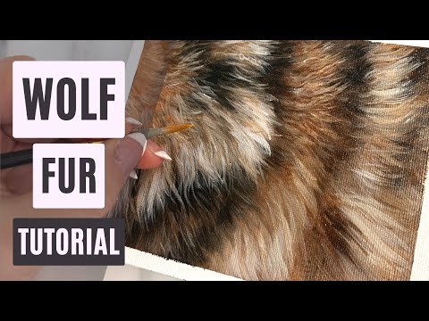 How To Paint WOLF FUR Easily