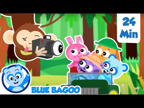 Journey Into The Jungle and More | Compilation on Blue Bagoo - English Kids Songs & Nursery Rhymes