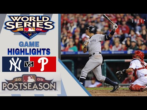 New York Yankees vs Philadelphia Phillies | Game 3 | MLB World Series 2009
