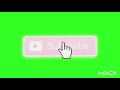 Green screen subscribe button || free to use no credit needed || pink aesthetic subscribe button ||
