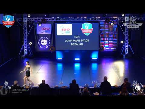 World Champion Jazz solo female junior Ossa 2019 - Olivia Marie TAYLOR