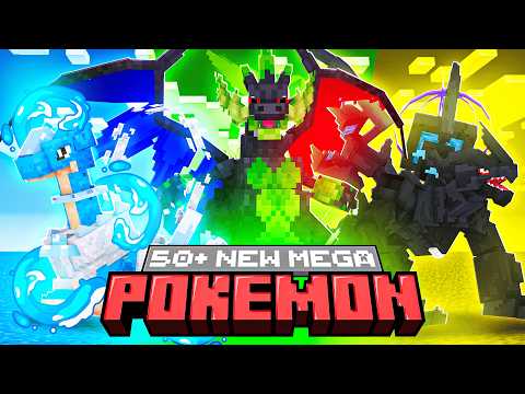 50+ NEW MEGA Pokemon Added Into Minecraft Cobblemon!