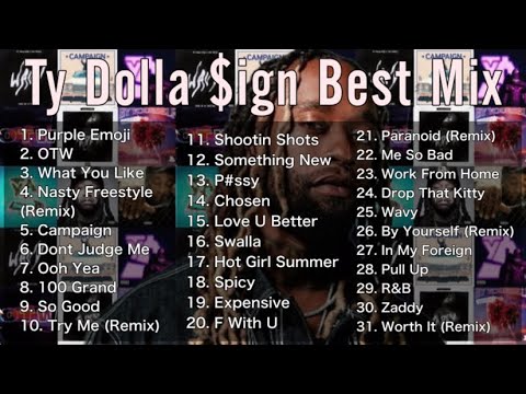 【DJ MIX】Ty Dolla $ign Best Mix 【BestMix】 #TyDollaSign #DJ #DJMix #BGM