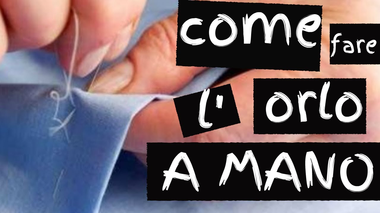 Come fare l'orlo dei pantaloni a mano in 10 minuti
