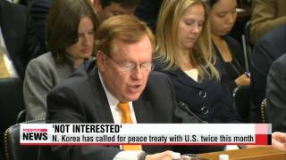 U.S. rejects N. Korea′s renewed demand for peace treaty talks   미국 ″북한과 평화협