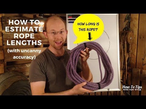 Part of a video titled How To Estimate Rope Lengths (even if you SUCK at math!) - YouTube