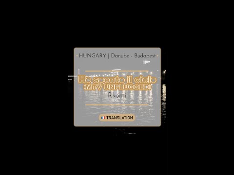 Ho spento il cielo (MTV Unplugged) - Rkomi [Lyrics in French]