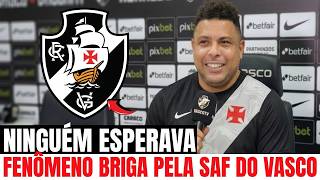 GUERRA PELA SAF! Movimento silencioso coloca Ronaldo no centro da disputa pelo Vasco| notícias Vasco