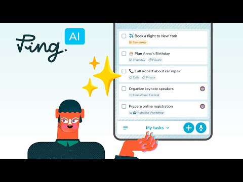 Ping AI Task List video preview