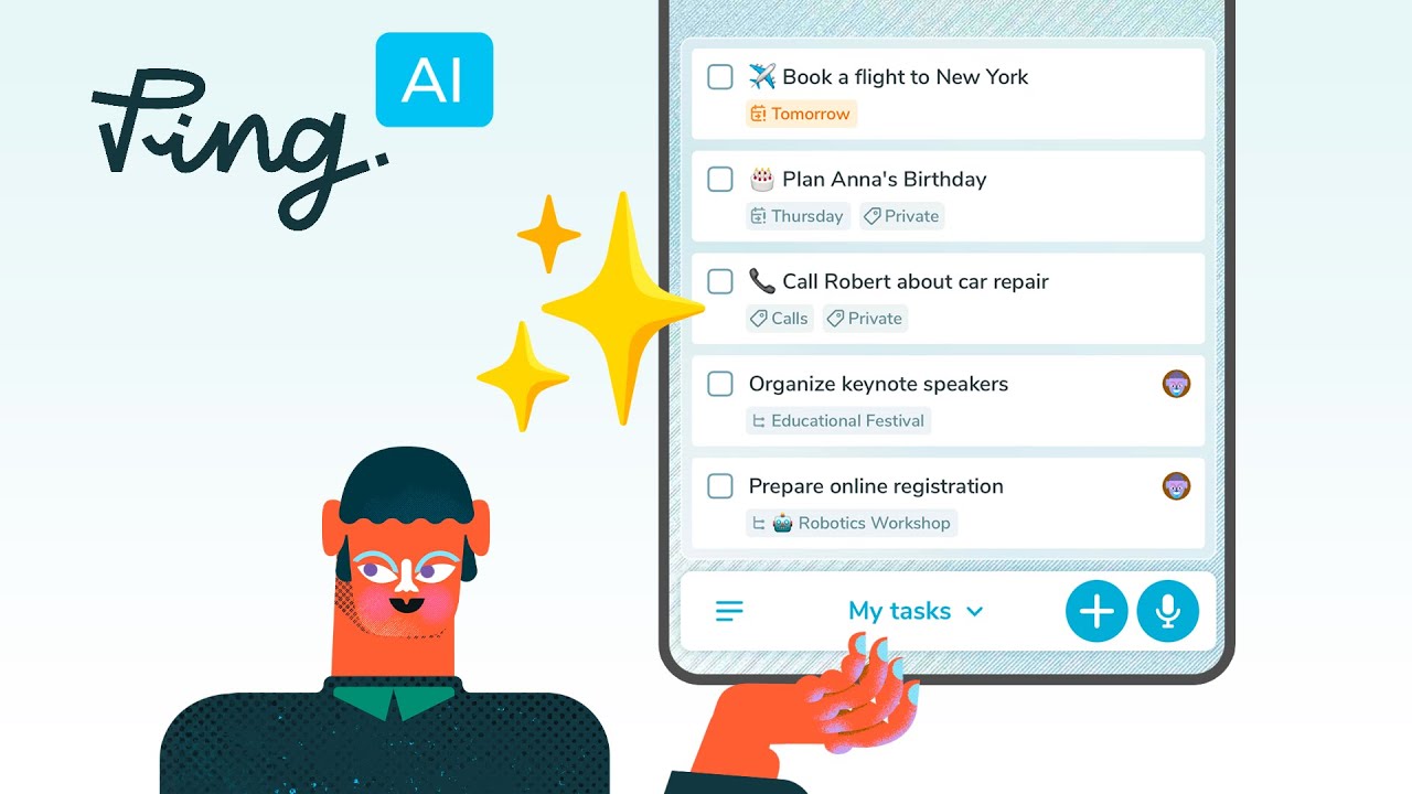 Ping AI Task List video preview
