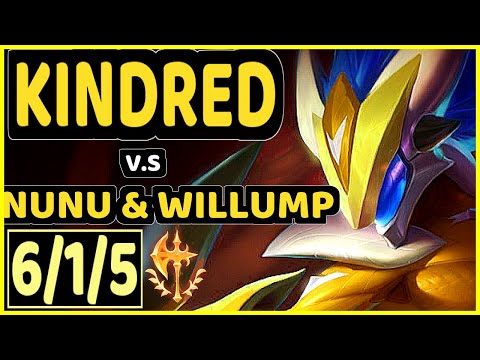 JULIUS (KINDRED) vs NUNU & WILLUMP - 6/1/5 KDA JUNGLE GAMEPLAY - NA Ranked GRANDMASTER
