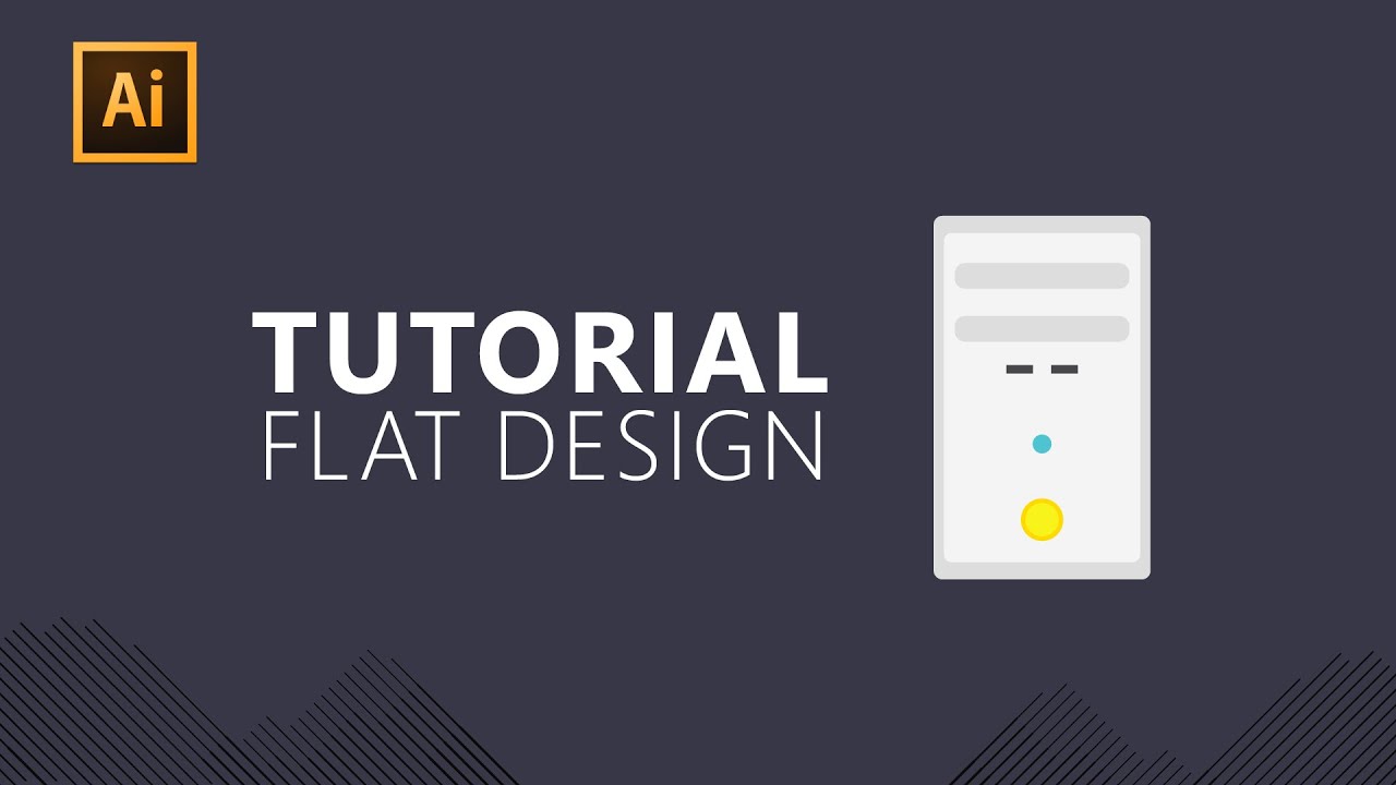 infographics | Illustrator - box Flat Design Tutorial
