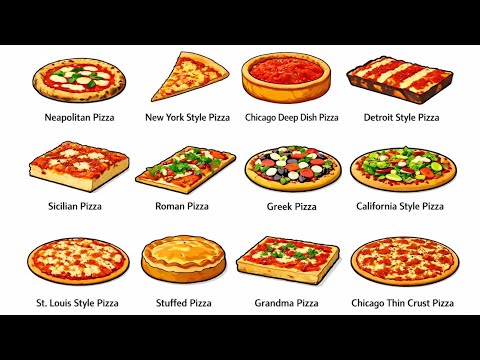 EVERY TYPE OF PIZZA EXPLAINED IN 6-MINUTES 