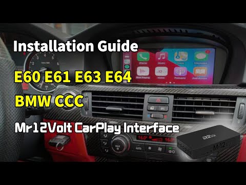 BMW CCC CarPlay Android Auto installation guide E60 61 63 64