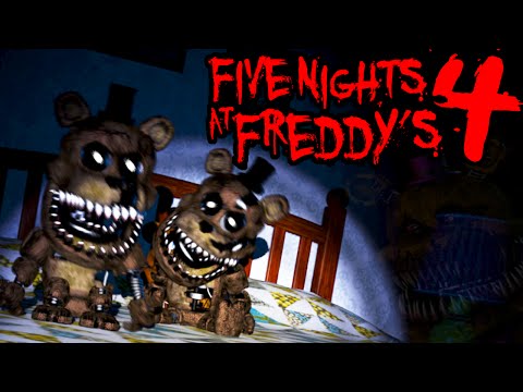 Five Nights at Freddy’s 4 (NIGHT 1 & NIGHT 2) Gameplay Walkthrough Blind PART 1 - Bedtime Fredbear! Video
