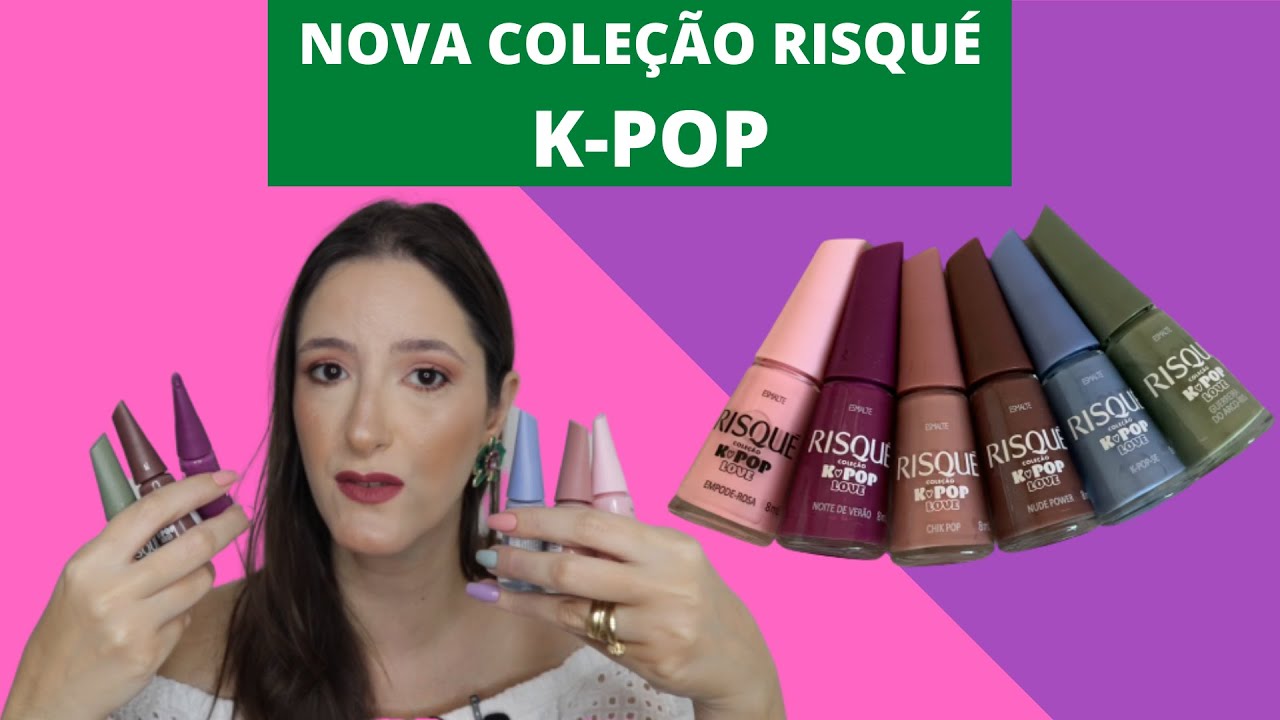 Watch Now NOVA coleção RISQUÉ K-POP| Resenha de esmaltes NOVA coleção RISQUÉ K-POP| Resenha de esmaltes