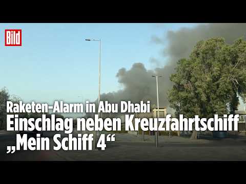 TEHERAN SCHLÄGT ZURÜCK: Raketeneinschlag neben Kreuzfahrtschiff "Mein Schiff 4"