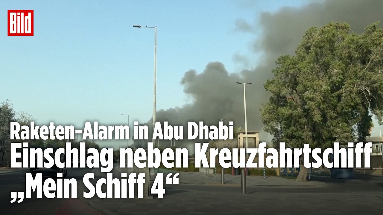 TEHERAN SCHLÄGT ZURÜCK: Raketeneinschlag neben Kreuzfahrtschiff "Mein Schiff 4"