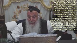 654הלכה יומית סימן שס"ב באיזה מחצה קרויה מחצה לטלטל (סעיף ב'-ד') הרב בניהו שמואלי