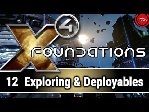 🌑 X4 Foundations: Ep. 12 - Exploring and Deployables! 🚀 #X4Foundations | gameplay