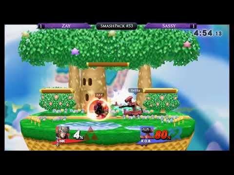 The SmashPack #53 [Winner's Finals] - SaSSy (R.O.B.) vs Zay (Link)
