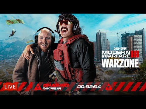🔴LIVE - DR DISRESPECT - WARZONE - LETS GET TIMMY A REAL NUKE