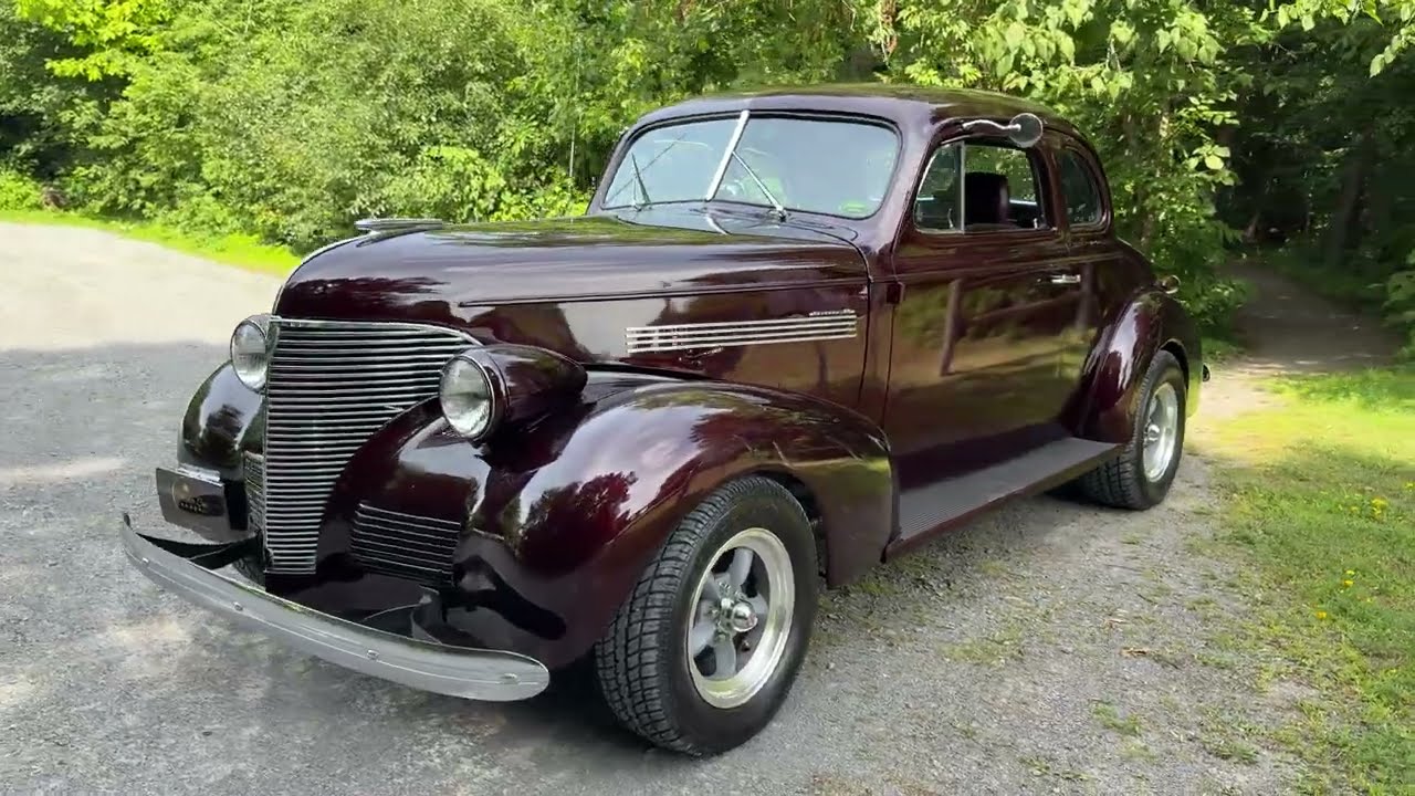 **SOLD on the CCC Buy-It-Now Lot** 1939 Chevrolet Master 85 Coupe Restored, Modified, Inspected $40,000