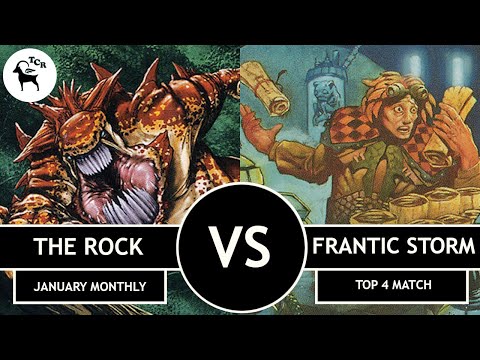 The Rock vs Frantic Storm Premodern Monthly Open January 2021 Top 4 Match