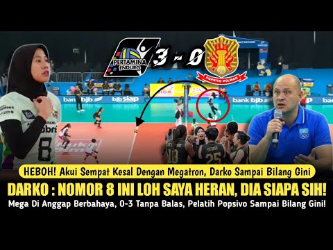 🔴PENGAKUAN ANEH Coach Popsivo Usai Tumbang 3-0 Tanpa Balas, Fans Mega Auto Ngakak Brutal Lihat Ini !