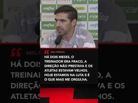 Abel Ferreira desabafou após empate do Palmeiras com o Fortaleza #shorts