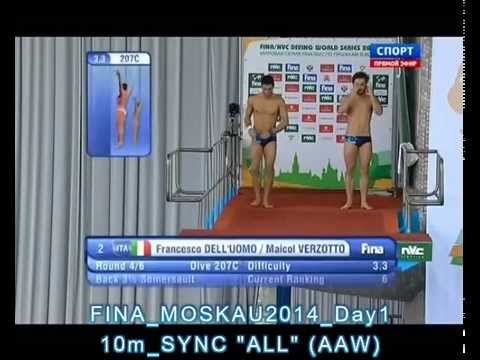 FINA Diving Moscow 2014 - 10m Sync (Day-1) Москва Moskau