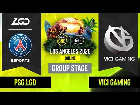 Dota2 - Vici Gaming vs. PSG.LGD - Game 2 - Group Stage - CN - ESL One Los Angeles