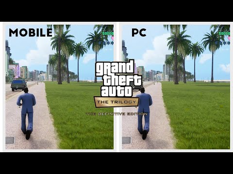 GTA Vice City The Definitive Edition Mobile VS Pc!