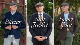 Suit Jacket vs. Blazer vs. Sport Coat | What's the Differenc