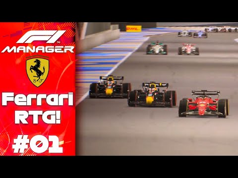 LET'S MAKE FERRARI GREAT AGAIN! F1 Manager Ferrari Career Mode Season 1 Round 1 Bahrain GP!