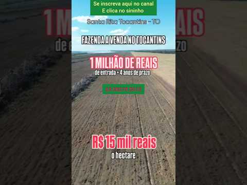 Fazenda de 665 hectares em Santa Rita do Tocantins #brasil #fazenda #pecuarista #agricultura #agro