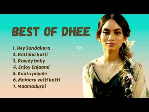 Best of Singer Dhee | Tamil Hit songs of Dhee | #dhee #dheesongs #tamilhits #tamilhitsongs