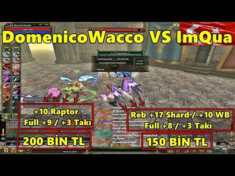 DomenicoWacco VS ImQua | Server'in En Sağlam +10 Raptor'lu Warrior'una Karşı! | Knight Online