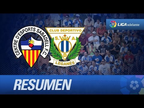 Resumen de CE Sabadell (1-2) CD Leganés - HD
