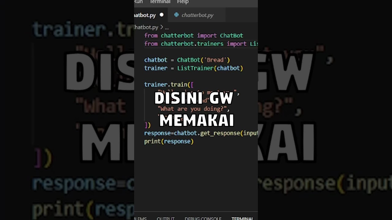 Membuat AI Chatbot di Python